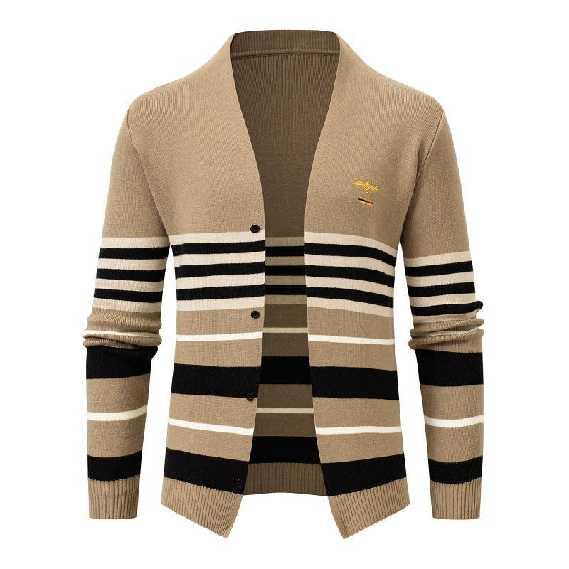 men's knit cardigan sweater