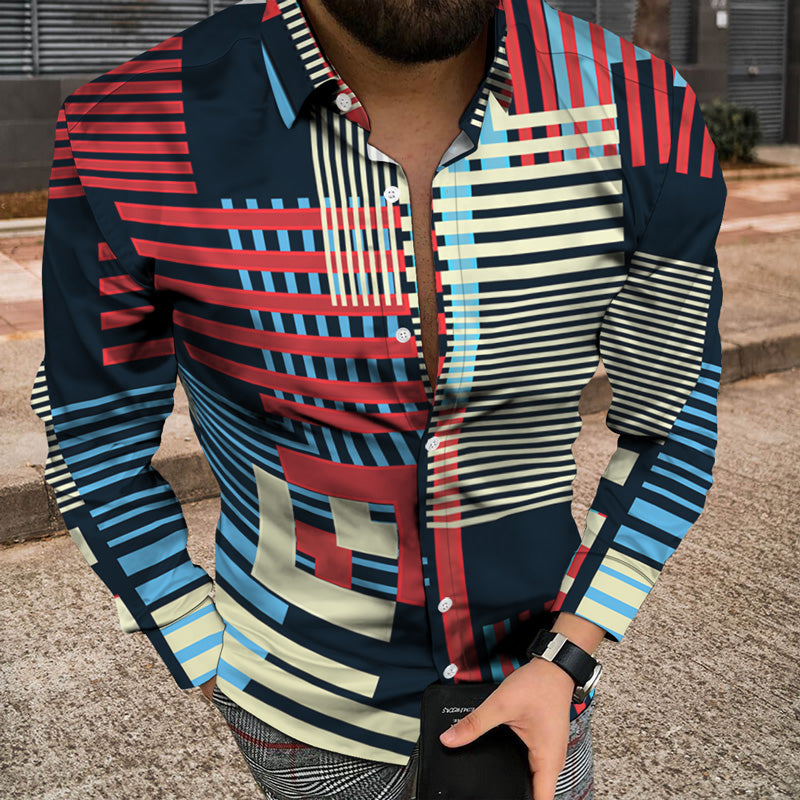 3D patchwork print jacket