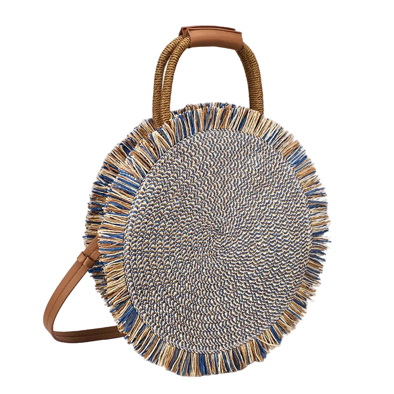  Straw Woven Beach Bag