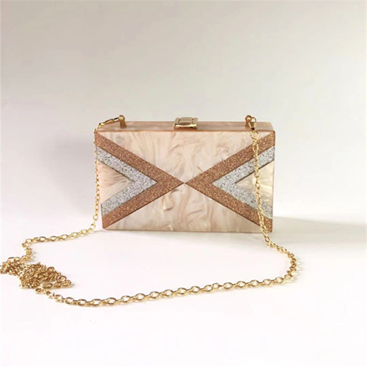 sequin acrylic dinner bag