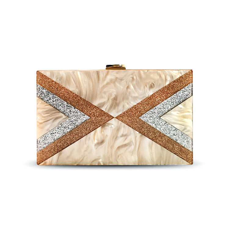 sequin acrylic dinner bag