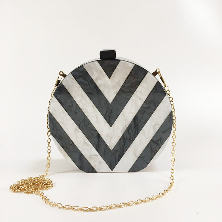  Pearlescent Acrylic Clutch Bag