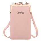 Women's Small Shoulder Bag with Phone Pocket