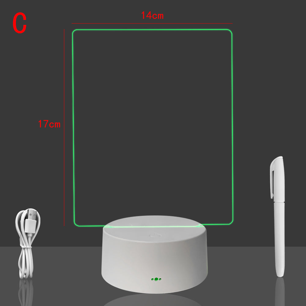 LED note board night light