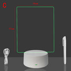 LED note board night light
