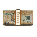 money print clutch bag