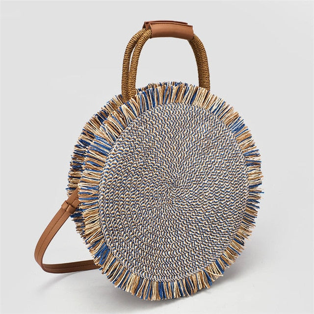  Straw Woven Beach Bag