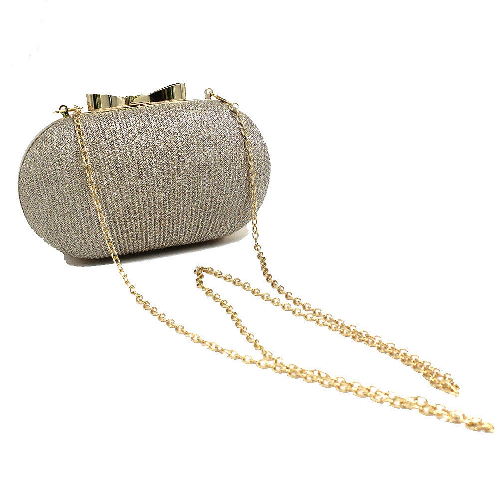 Golden Bridal Clutch Bag