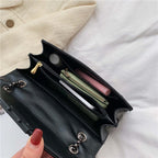 rivet chain crossbody bag