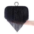 Rhinestone Ring Clutch Bag