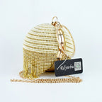 : Pearl Beaded Clutch Bag
