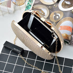 Golden Bridal Clutch Bag