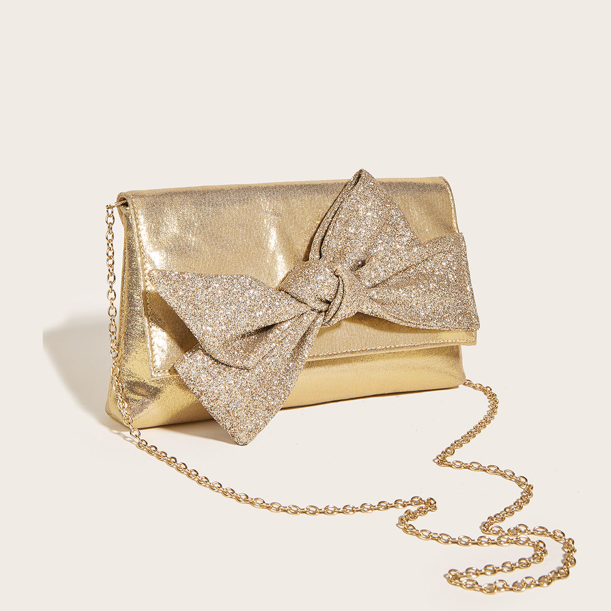 gold evening bag