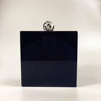 marbled acrylic clutch bag