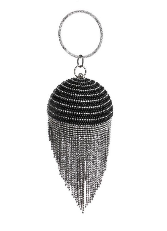 : Pearl Beaded Clutch Bag