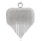 Rhinestone Ring Clutch Bag