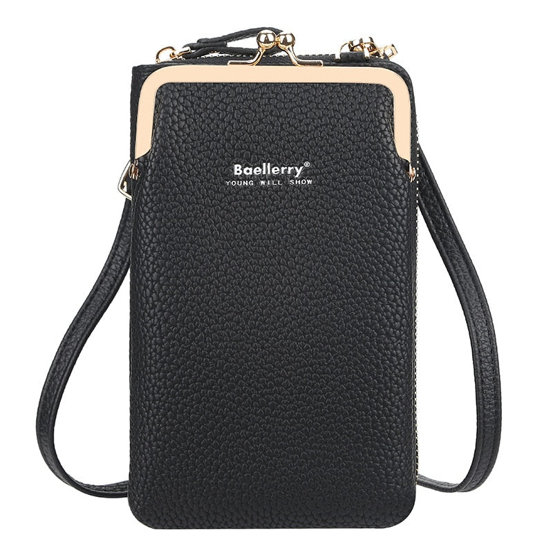 Women's Small Shoulder Bag with Phone Pocket
