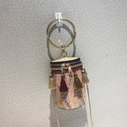 Round Straw Tote Bag