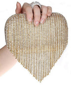 Rhinestone Ring Clutch Bag