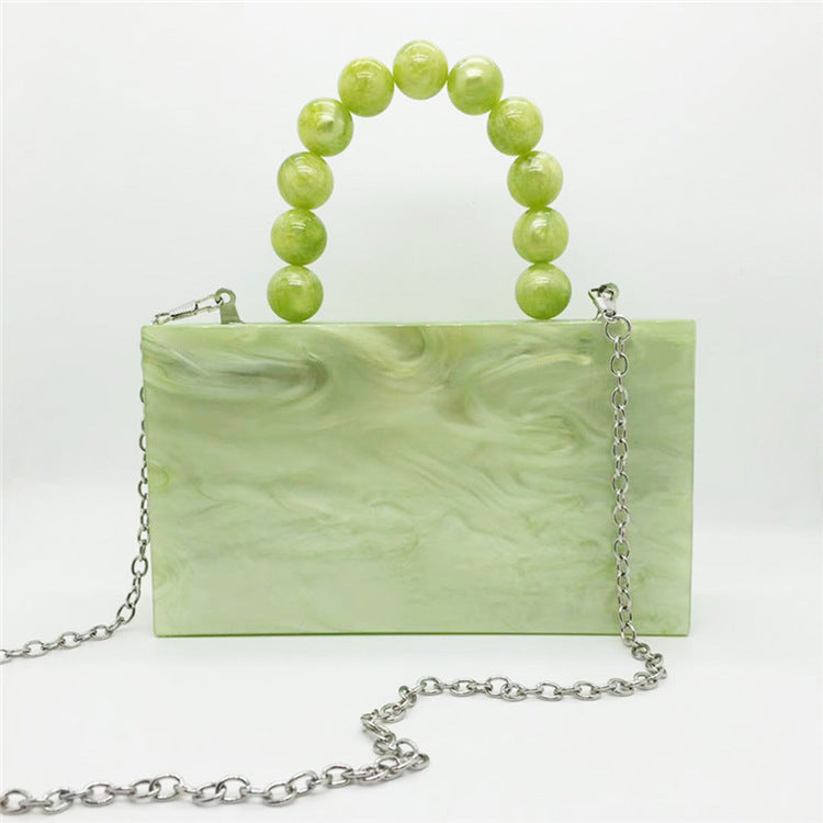 Apple Green Acrylic Dinner Bag