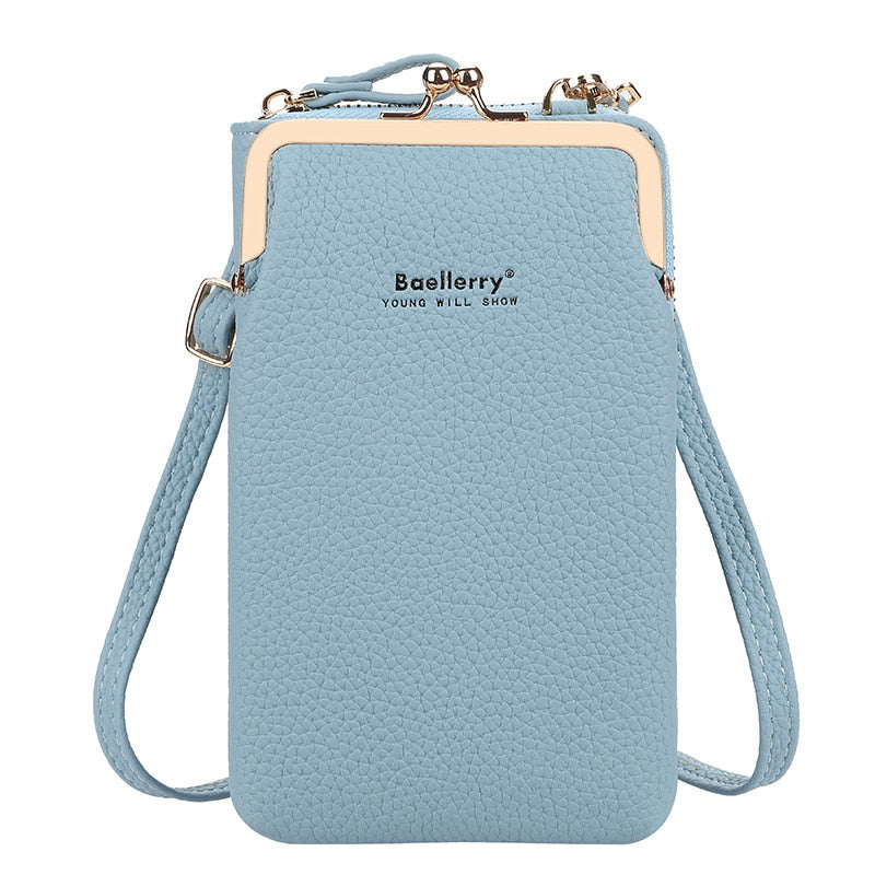 Women's Small Shoulder Bag with Phone Pocket