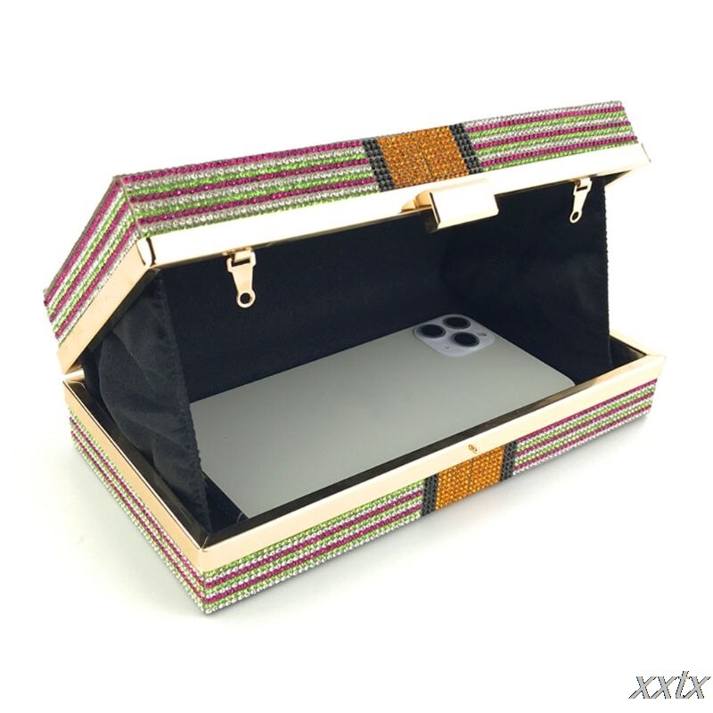 money print clutch bag
