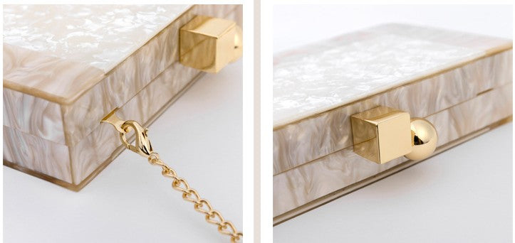  Ice Crackle Acrylic Box Bag