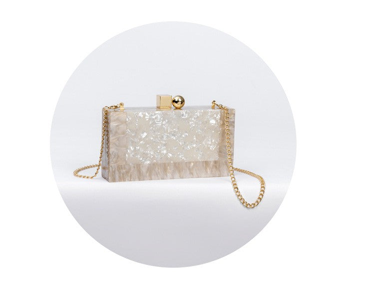 Ice Crackle Acrylic Box Bag