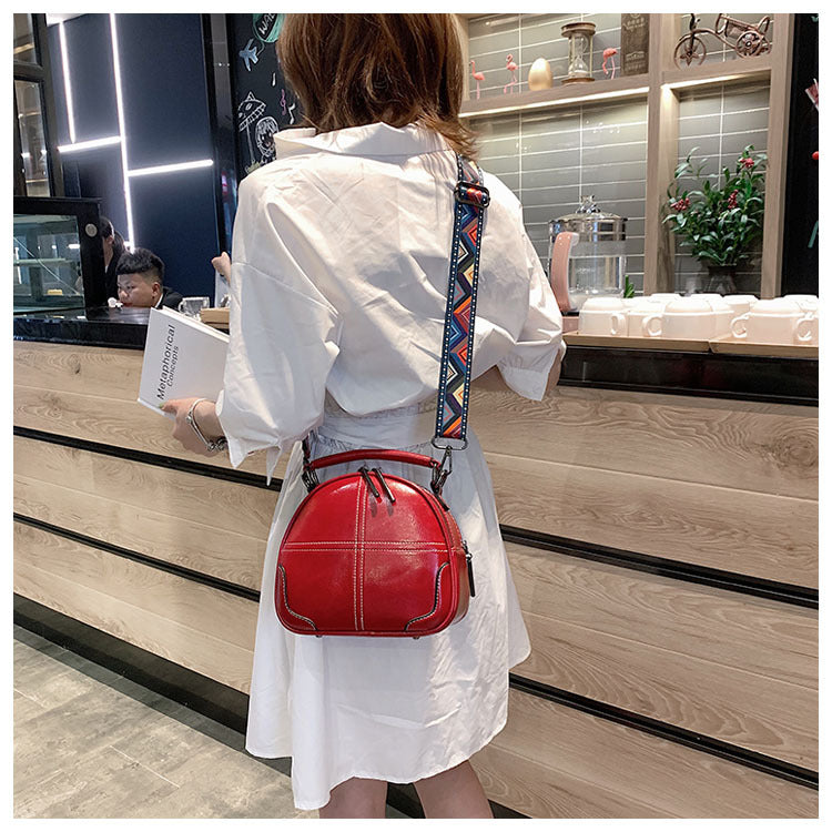textured shoulder bag