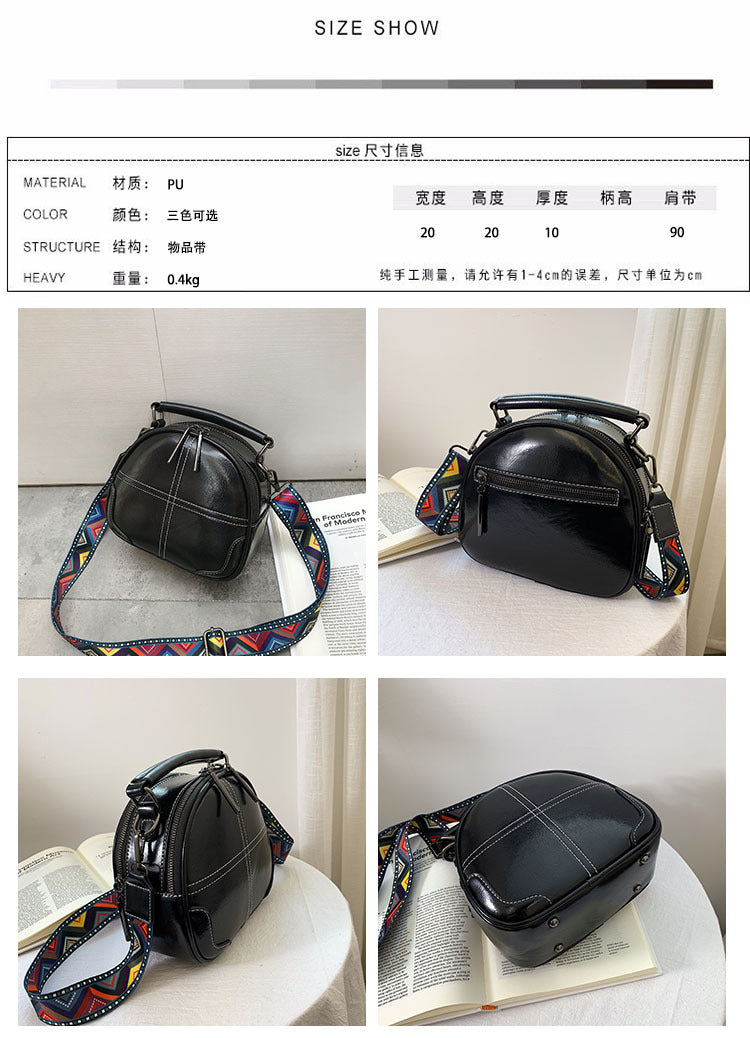 textured shoulder bag