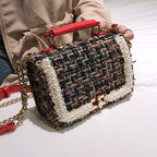 Woolen Pearl Tote Bag