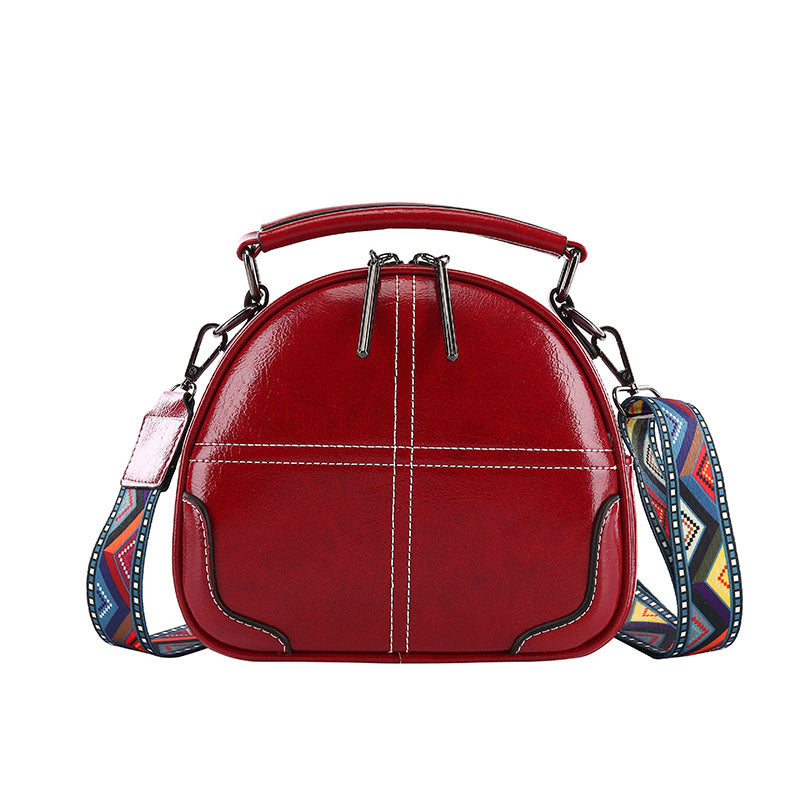 textured shoulder bag