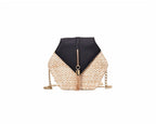  Hexagon Bohemian Straw Bag