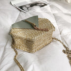  Hexagon Bohemian Straw Bag