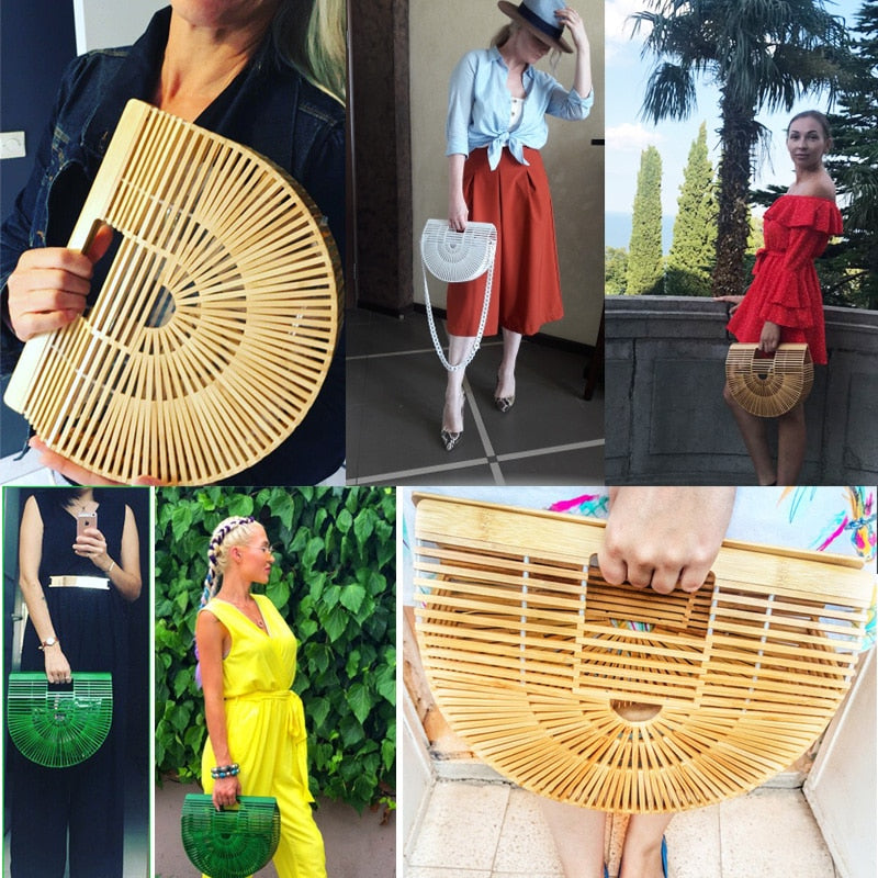 Handmade Bamboo Beach Bag