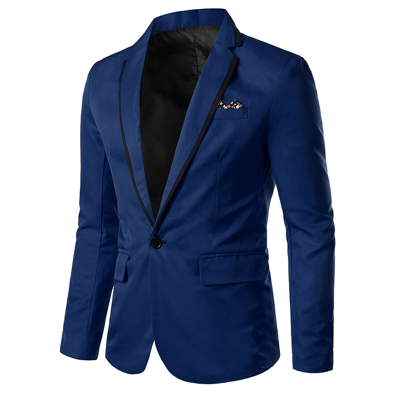 men's single button suit