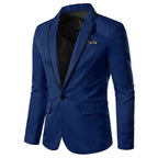 men's single button suit