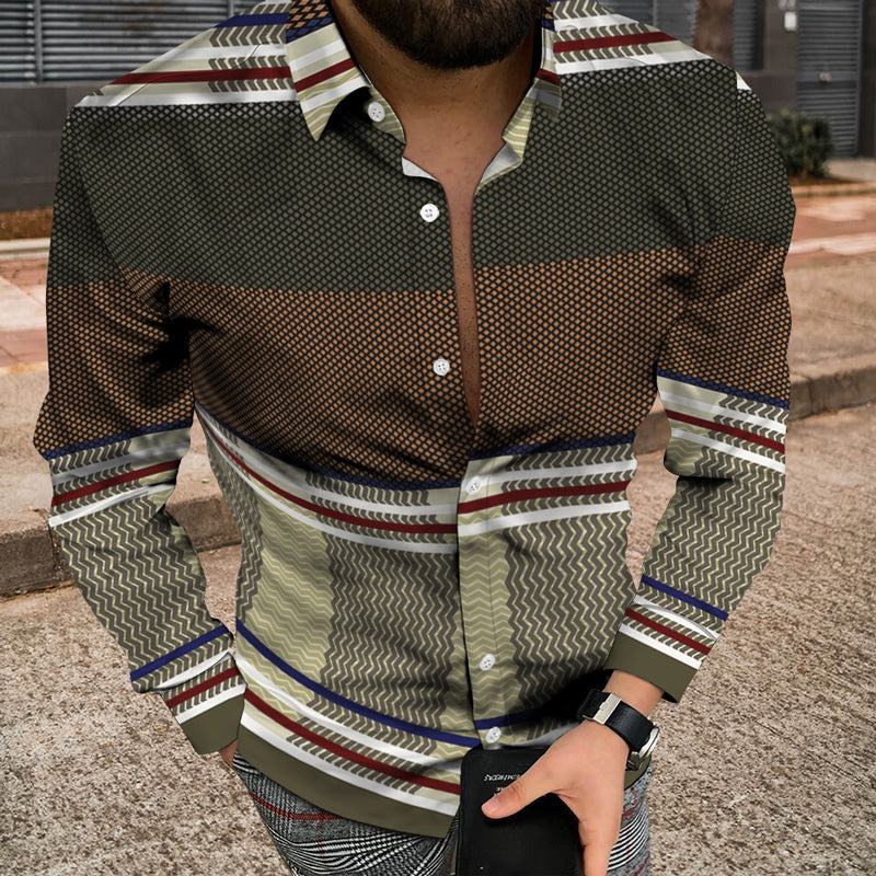 3D patchwork print jacket