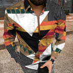 3D patchwork print jacket