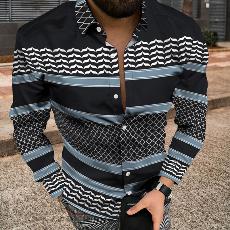 3D patchwork print jacket