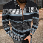 3D patchwork print jacket