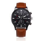 Retro Leather Band Men's Watch