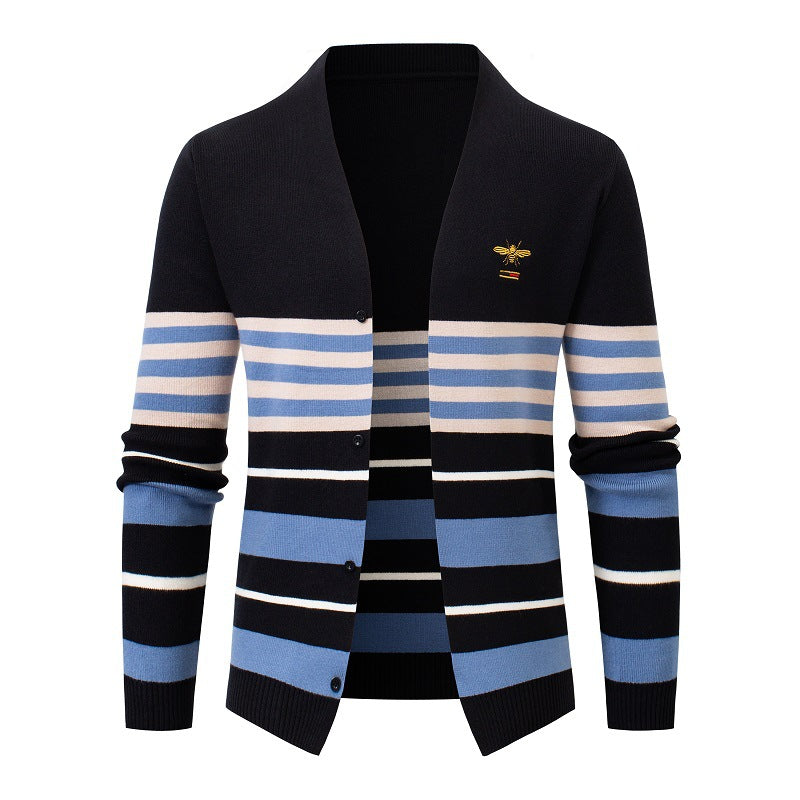 men's knit cardigan sweater