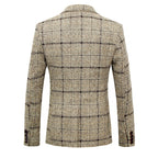 Men's Plaid Suit Jacket
