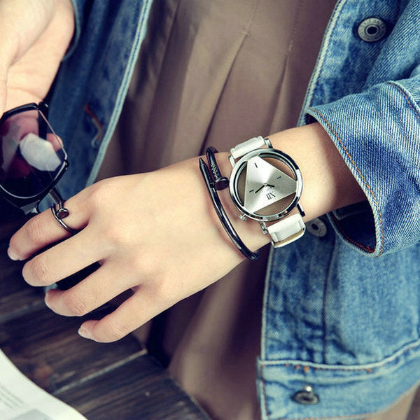 men watch hollow belt fashion Harajuku lovers watch students non mechanical quartz watch