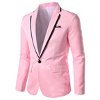 men's single button suit
