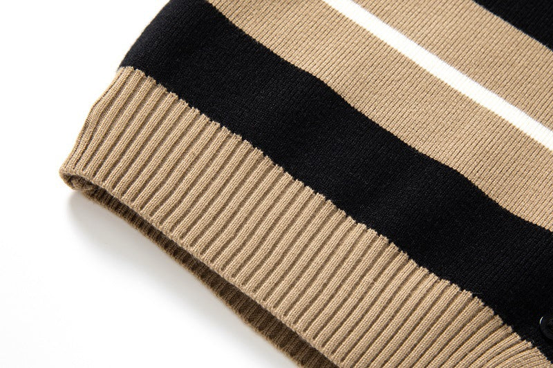 men's knit cardigan sweater