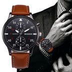 Retro Leather Band Men's Watch